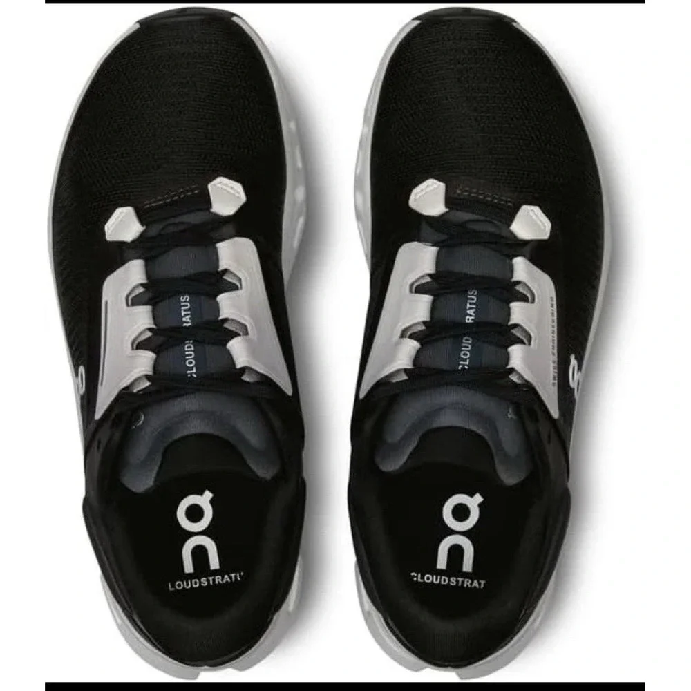 ON Running Women's Cloud Stratus 3 Black Frost Med Width New